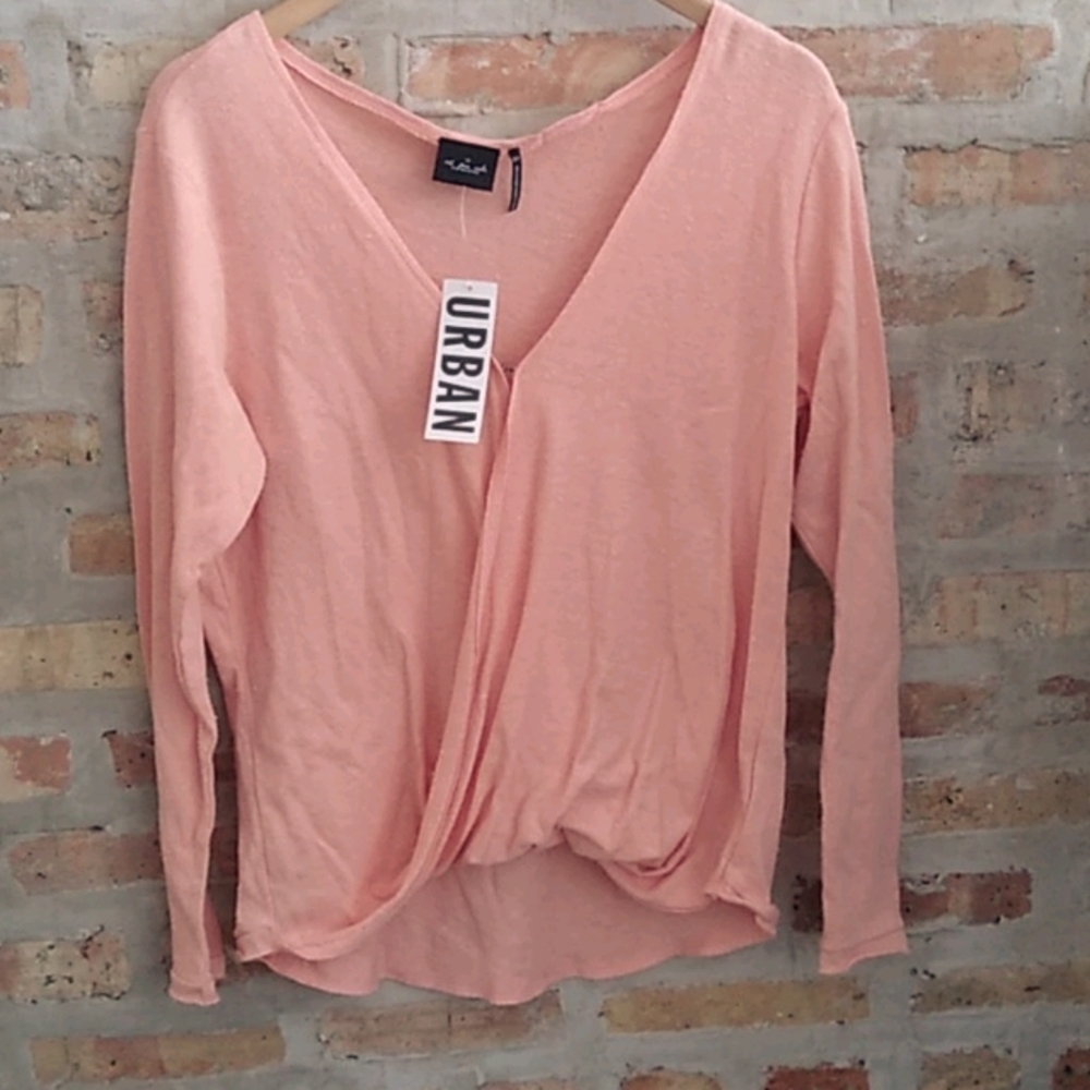 Urban Outfitters Coral Pink top